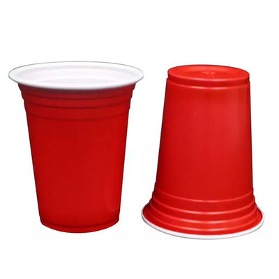 12 Oz 360 Ml PS Disposable Solo Plastic Cups Beverage Cup Red Solo Cup Hot  Drinks